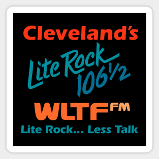 Cleveland's Lite Rock 106.5 WLTF FM Magnet